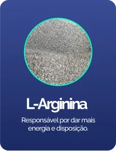 L-arginina, aminoácido associado ao aumento de energia e disposição