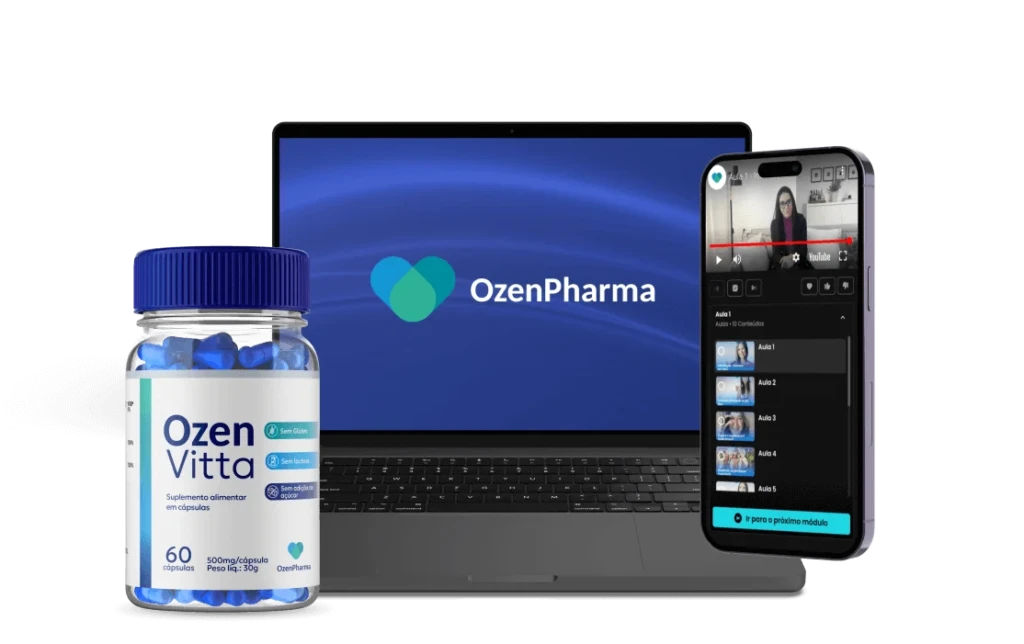 Acesso ao app Ozenvitta incluído na compra