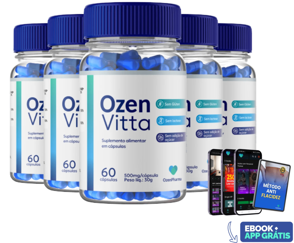 Opção de compra do Ozenvitta com 5 potes