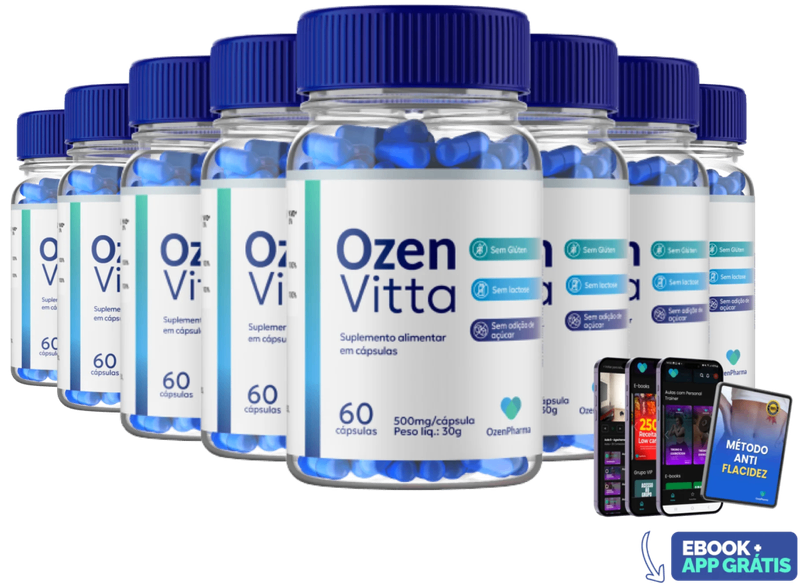 Opção de compra do Ozenvitta com 8 potes