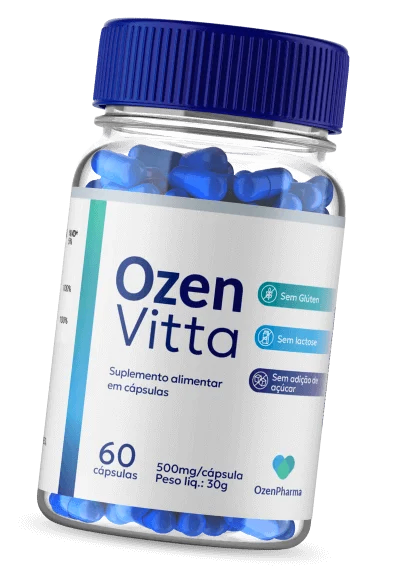 Pote do suplemento Ozenvitta para emagrecimento saudável